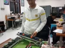 praktek PLC Teknik Elektro UNISKA - Kediri (demo mesin packing)