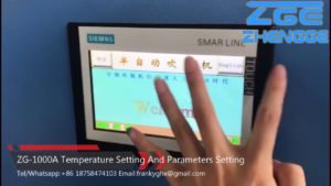 ZG-1000A Pet Blower Temperature Setting And Parameters Setting