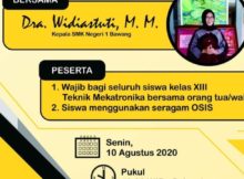 CIVITAS AKADEMIKA SMKN 1 BAWANG MENYAPA KELAS XIII TEKNIK MEKATRONIKA